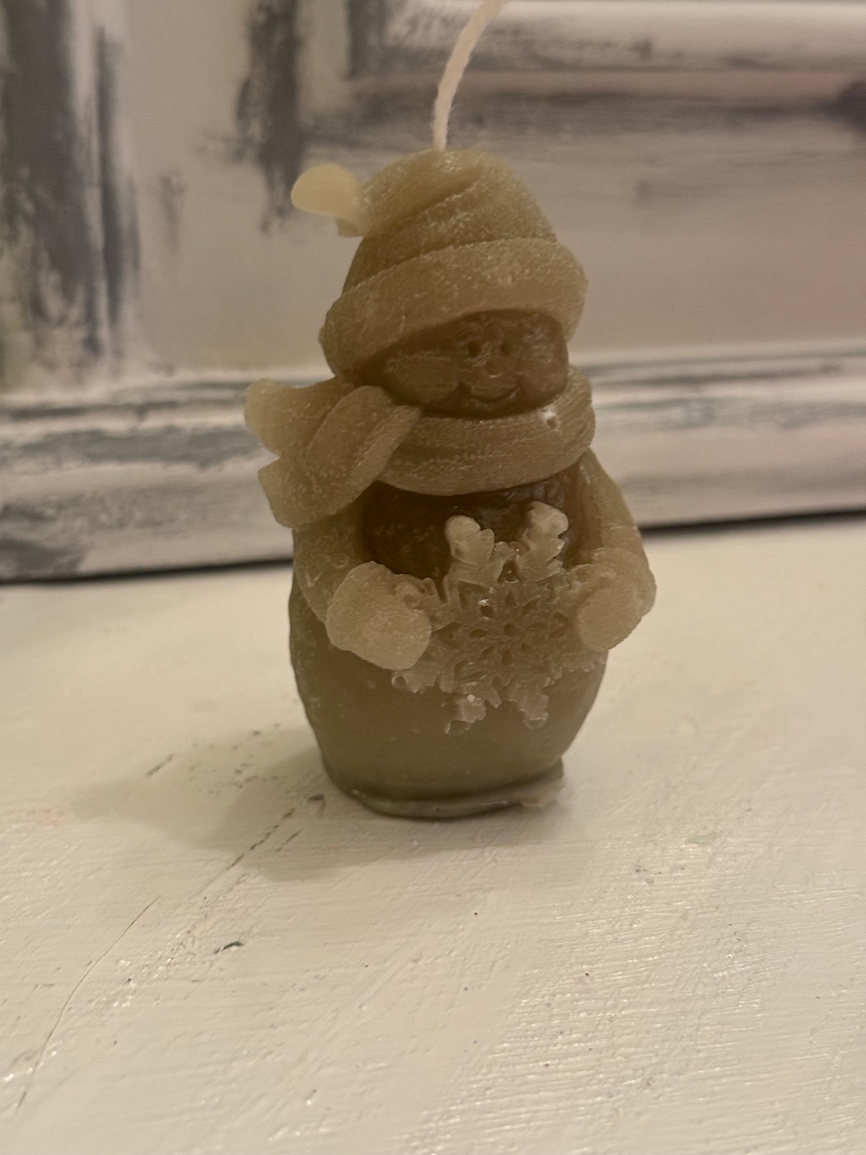 Mr. Snowy Christmas Glow Candle – Handmade Scented Soy Candle | LOV Christmas Collection