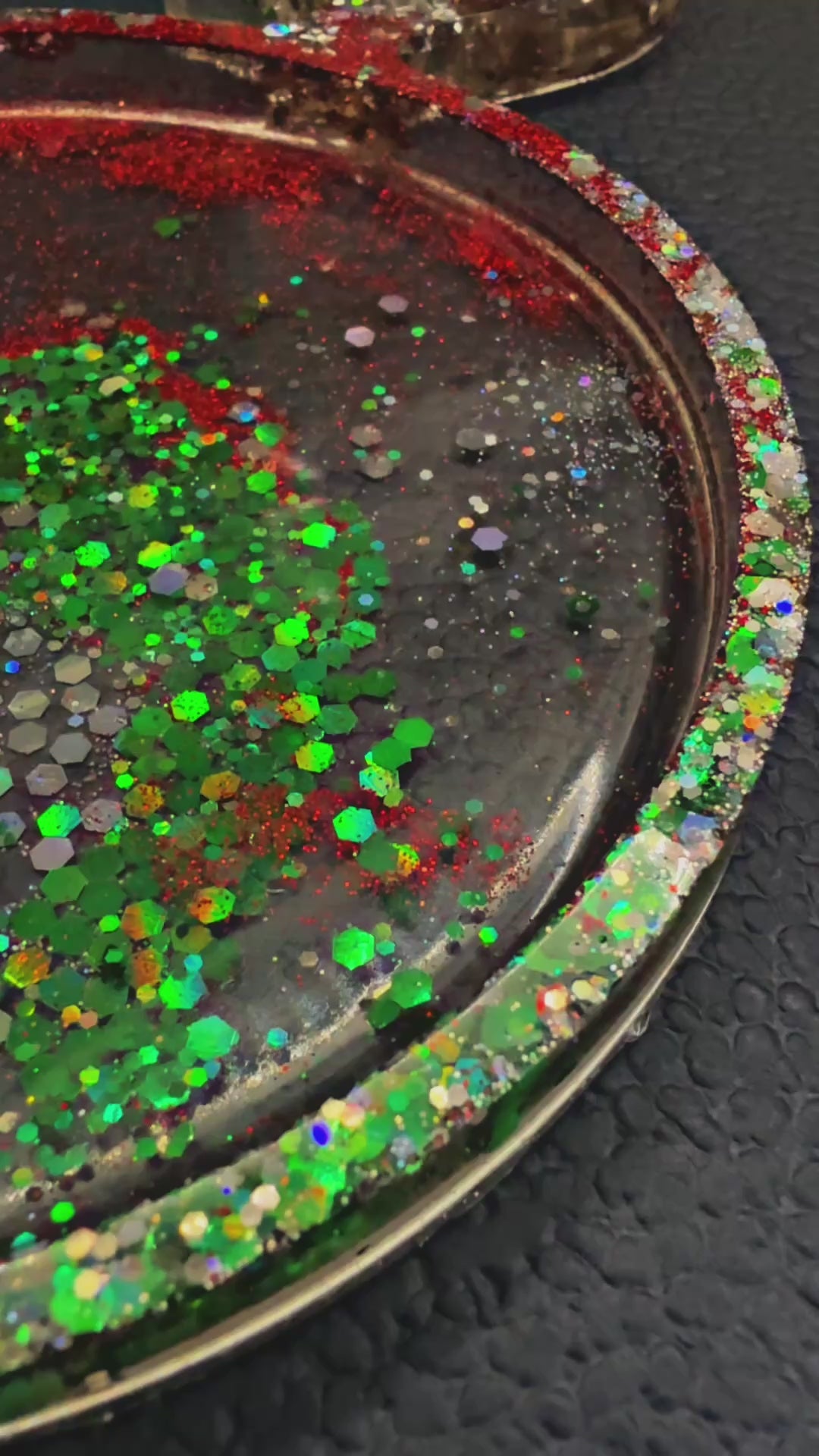 LOV Decorative Reindeer Christmas Candle Tray | Elegant Home Décor Accent